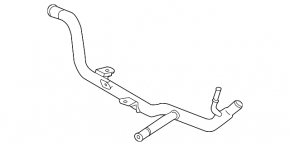 Cooling pipe Lexus RX450h 16-22 metal