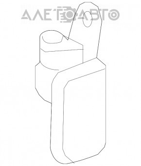 Upper rear left door hinge Mercedes W221