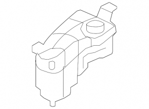 Coolant expansion tank for Volvo S60 11-18 2.0
