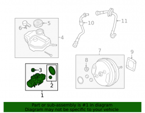 BMW X3 G01 18- Brake Master Cylinder