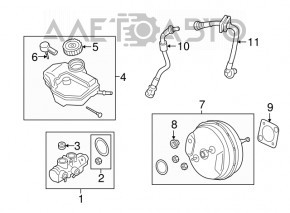 BMW 7 Series G11 G12 16-19 Brake Master Cylinder