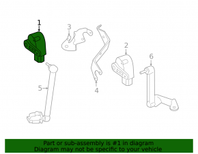 Rear left body tilt sensor BMW X3 G01 18-24