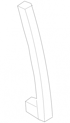 Rear Left Door Glass Guide Buick Encore 13-19