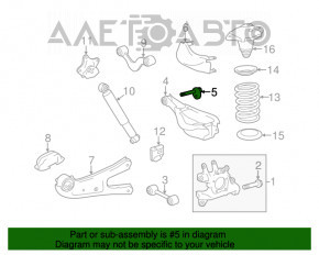 Bolt camber Toyota Highlander 14-19 95mm