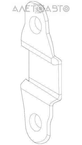 Rear stabilizer mounting bracket right Toyota Highlander 20-low