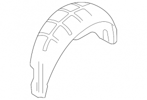 Rear right fender liner BMW X5 E70 07-13