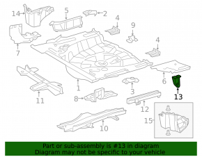 Towing bracket Lexus CT200h 11-17