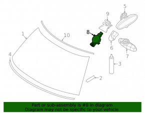 Rain sensor Mini Cooper F56 3d 14-23