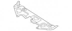 Nissan Leaf 11-12 TV trim panel