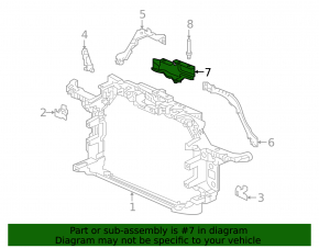 TV bracket central Honda CRV 17-22 1.5T, 2.4