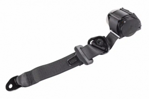 Rear left seat belt for Chevrolet Equinox 21-24 black