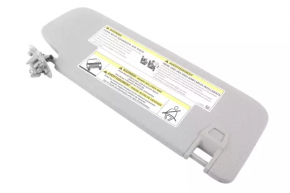 Left visor for Chevrolet Equinox 22-24 gray