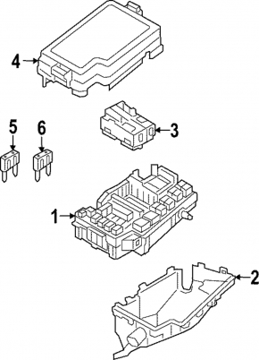Hyundai Ioniq 5 22-24 Underhood Fuse Box Cover
