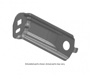 Headlight bracket left Chevrolet Bolt 17-