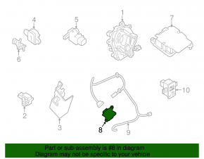 Occupant Sensor Nissan Sentra 13-19 type 2