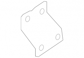 Front right wing bracket Nissan Maxima A36 16-23 bottom