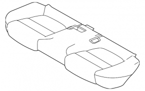 Mazda 6 16-15 rear seats, white leather