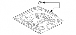Trunk trough Mazda CX-5 13-16 graphite