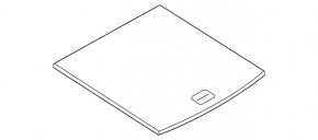 Black trunk floor for Porsche Cayenne 19-23