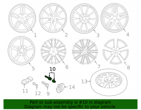 Wheel bolt secret Porsche Macan 15-