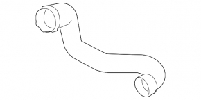 Cooling pipe from the pump intake BMW X5 E70 11-13 3.0