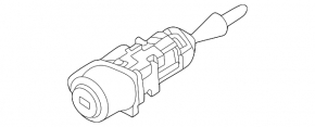 Front left door lock cylinder Volkswagen ID.4 21-23