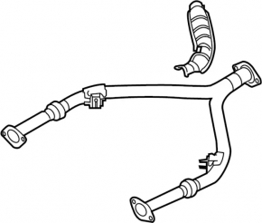 Infiniti G37 4d 11-14 Downpipe