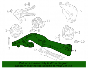 Gearbox support BMW 3 G20 19- AWD