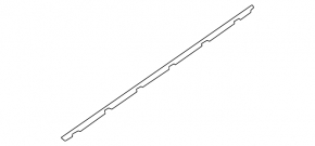 Door seal rear left Volvo XC60 18-23 lower