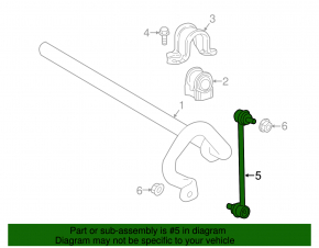 Front left stabilizer link for Lexus ES 19-26