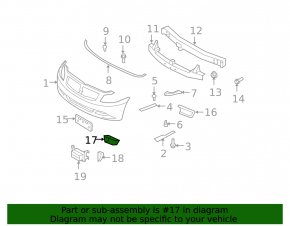 Front bumper grille right Infiniti G35 G37 4d 06-09 prerest Sport