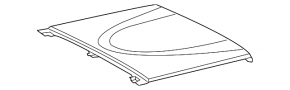 Metal roof Toyota Prius V 12-17 under the hatch, sawed off