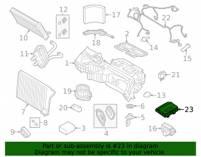 Chassis Body Control Air Conditioning Module BMW 4 F32/33/36 14-16