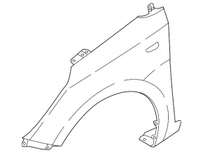 Front right fender Hyundai Accent 18-23