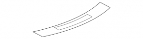External rear left door sill plate for Lexus GS300 GS350 GS430 GS450h 2006-2011, chrome