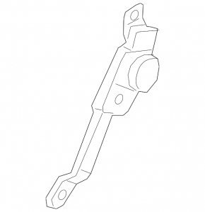 Driver's seat belt bracket Honda CRV 23-26 black cover