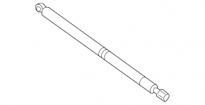Left tailgate shock absorber Chevrolet Volt 16-