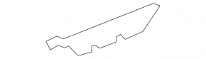 Rear bumper mount left Infiniti QX50 19- mount broken