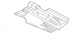 Bottom protection left Audi A4 B8 08-16