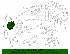 Front right door lock Audi Q5 80A 18-21