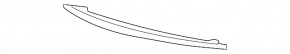 Right front bumper grille molding for Mercedes C-class W205 300/350e 15-21 lower