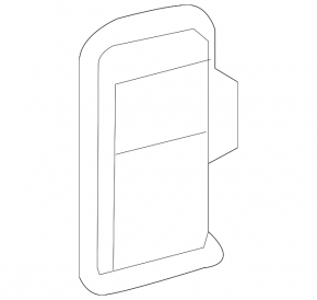 Left headlight mount Mercedes S-class W222 14-20