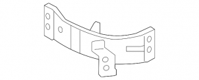 Front right fender bracket Mazda 3 14-18 BM