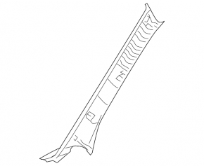 Right front pillar trim for Mazda3 03-08
