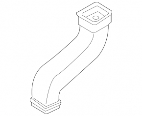 Battery Cooling Duct Upper Left Ford Fusion mk5 13-20 Hybrid
