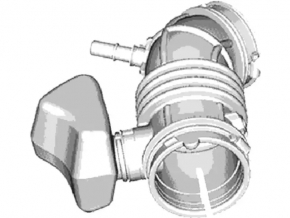 Air duct from filter Lincoln MKZ 13-16 3.7