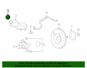 Ford Ecosport 18-22 Master Cylinder Reservoir Cap