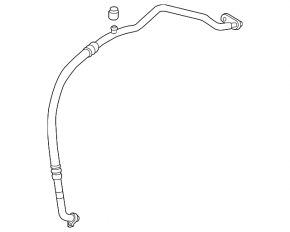 Air conditioner tube compressor-heater Mazda 6 13-21 type 2