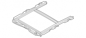 Hatch mechanism frame Ford Fusion mk5 13-20