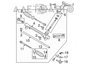 Steering rack Mazda CX-5 13-16